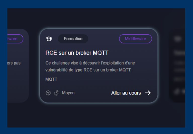 Trainings DVID sur les interfaces UART et MQTT exposées
